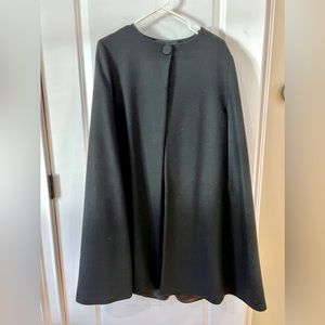 Zara Women’s Cape Wool Coat with hidden sleeves